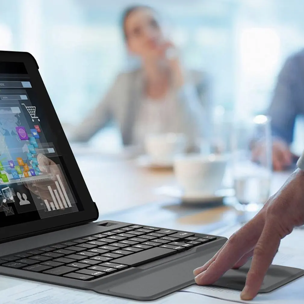 Для iPad 10 5 Высокое качество ультра тонкий Съемный беспроводной Bluetooth клавиатура