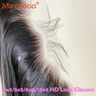 Оптовая продажа 5x5 6x6 HD Прозрачная Кружевная застежка бразильские Реми человеческие волосы прямые 13x4 кружевные фронтальные предварительно выщипанные Детские волосы