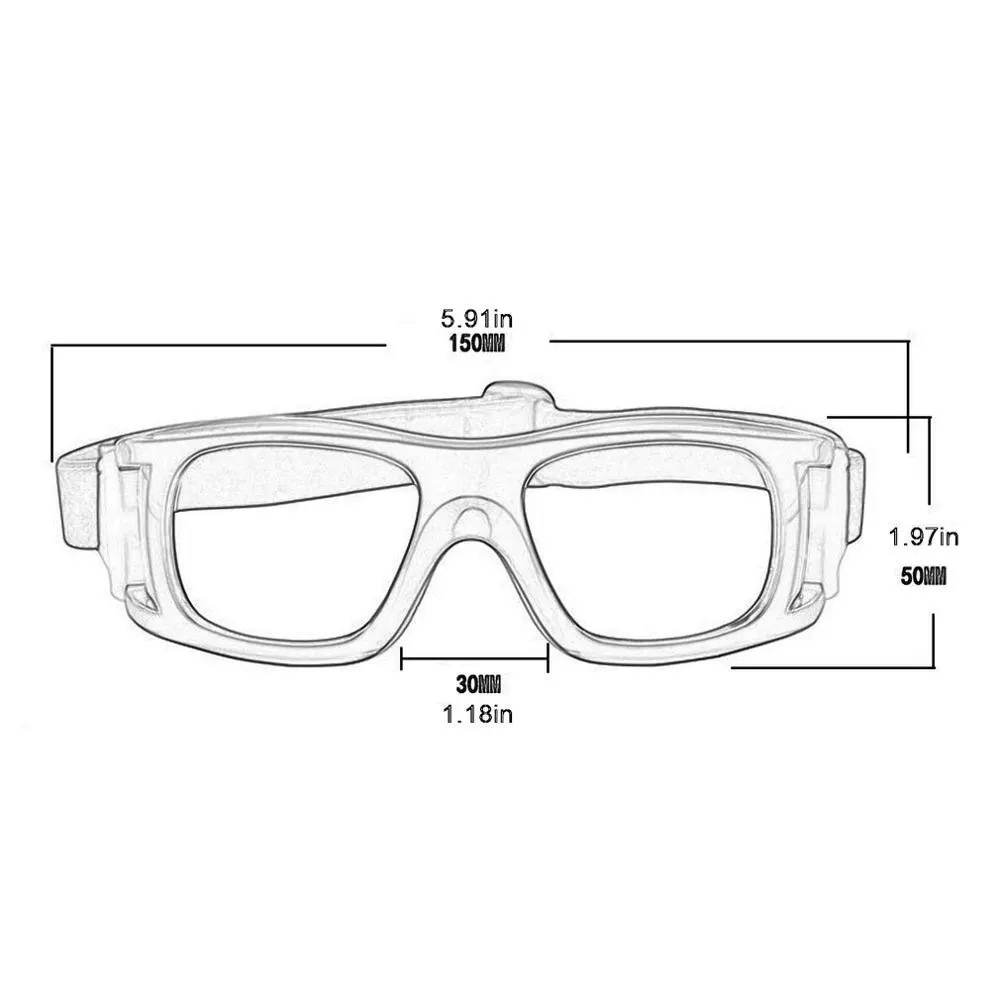 

Basketball Glasses Football Goggles Explosion-proof Impact Resistant Golf Outdoor Sports Safety Goggles Practical