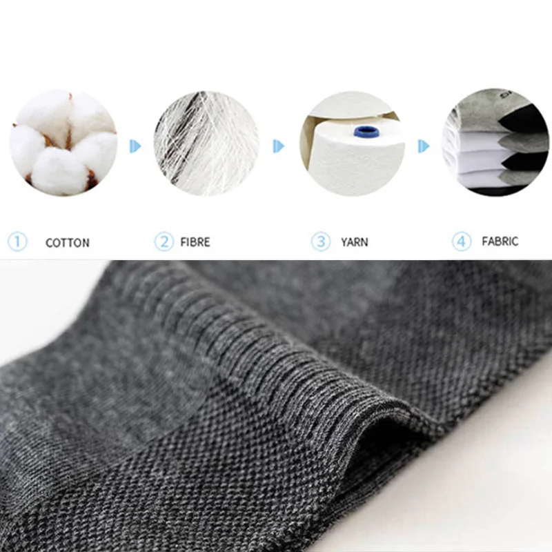 10 шт. = 5 пар/упаковка мужские летние носки