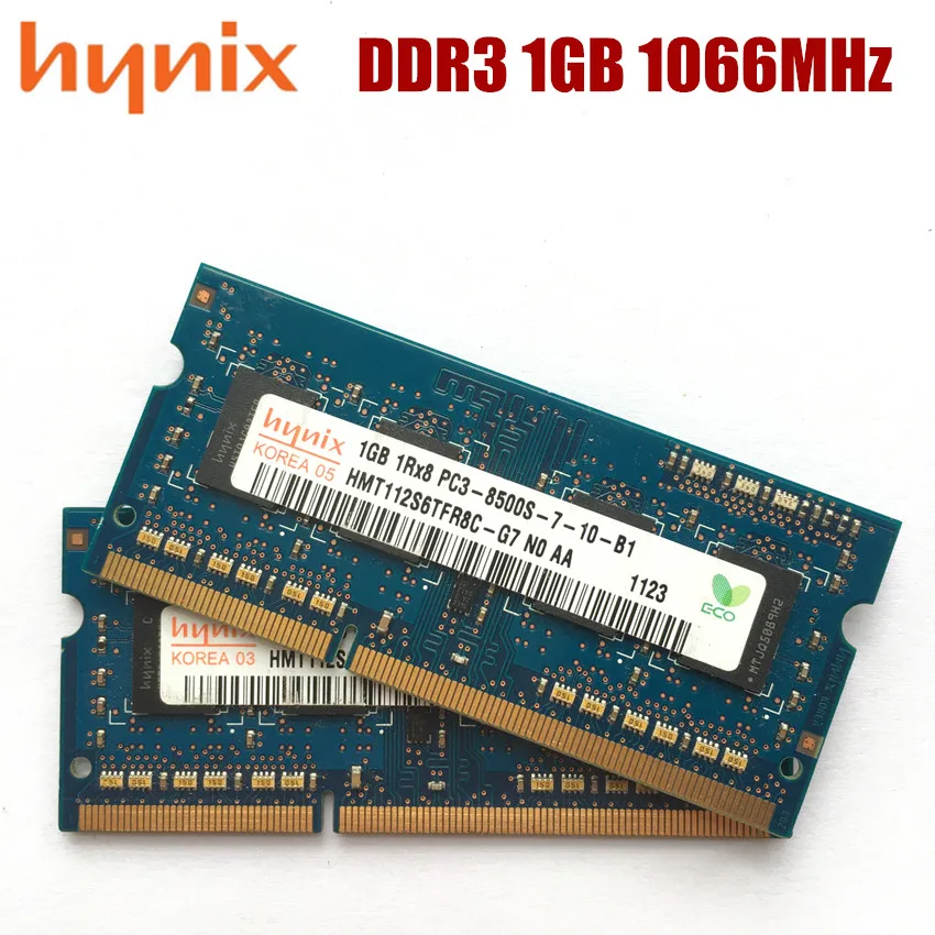 Чипсет Hynix DDR3 1 Гб 2 ГБ 4 8500S PC3 1G 2G 4G 1066 МГц модуль памяти ноутбука SODIMM RAM|Оперативная