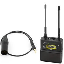 Mogami 2944 Locking 3.5 audio plug to NEUTRIK XLR 3 pin Male\Female for Sony D11/D12/V1 wireless bodypack audio connection cable