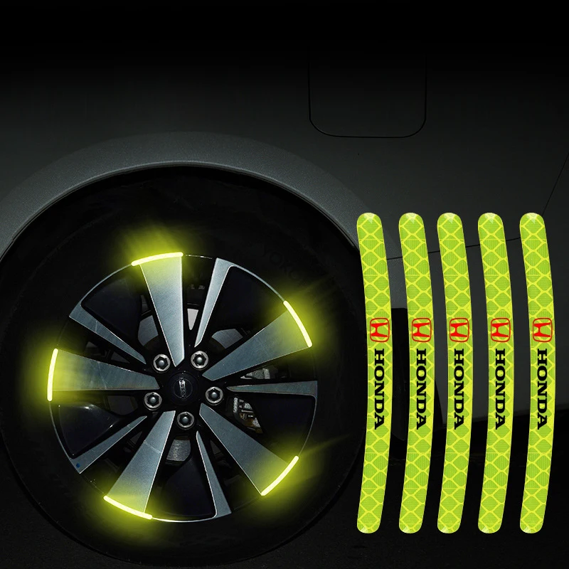 20 шт. декоративные светоотражающие наклейки на колеса автомобиля Honda Mugen Power Civic