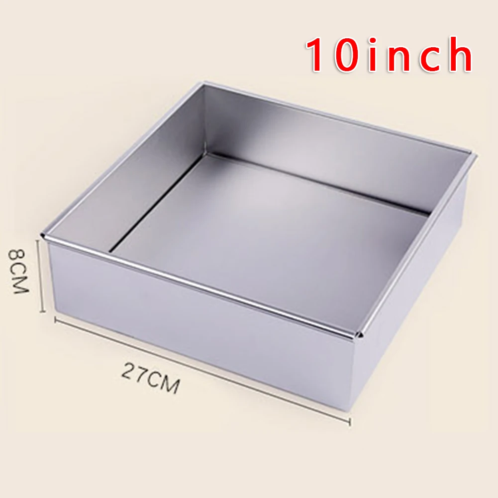 

Square Loaf Pan Bread Cake Pan Bakeware Mold Baking Tray Mould Kitchen Aluminum Alloy For Shaping Cake Shape