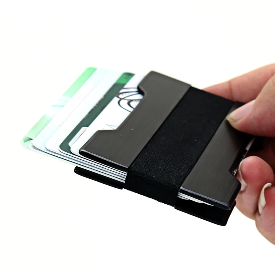 Oswego алюминиевая Визитная Карточка Чехол RFID банк для кредитной карты держатель карты анти-Магнитный кошелек унисекс дропшиппинг