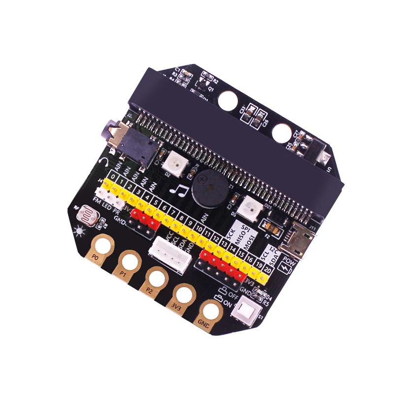 

Yahboom Basic:Bit IO Expansion Board For Microbit With Alligator Clip Light Sensor for DIY Toys