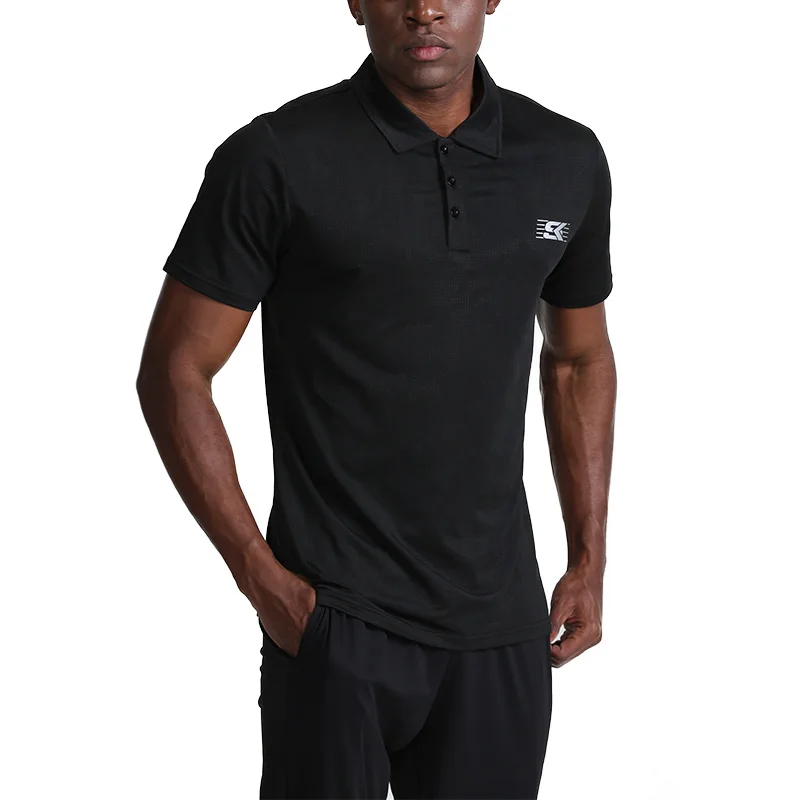 Быстросохнущая футболка для бега Мужская короткая рубашка тенниса баскетбола