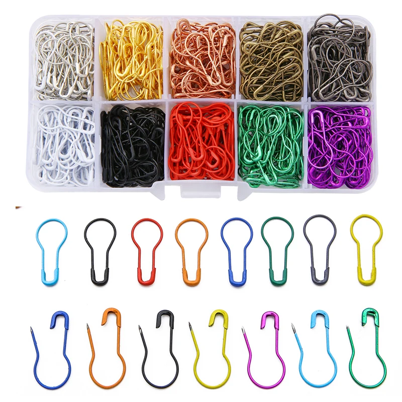 100 шт. разноцветные металлические зажимы для одежды |