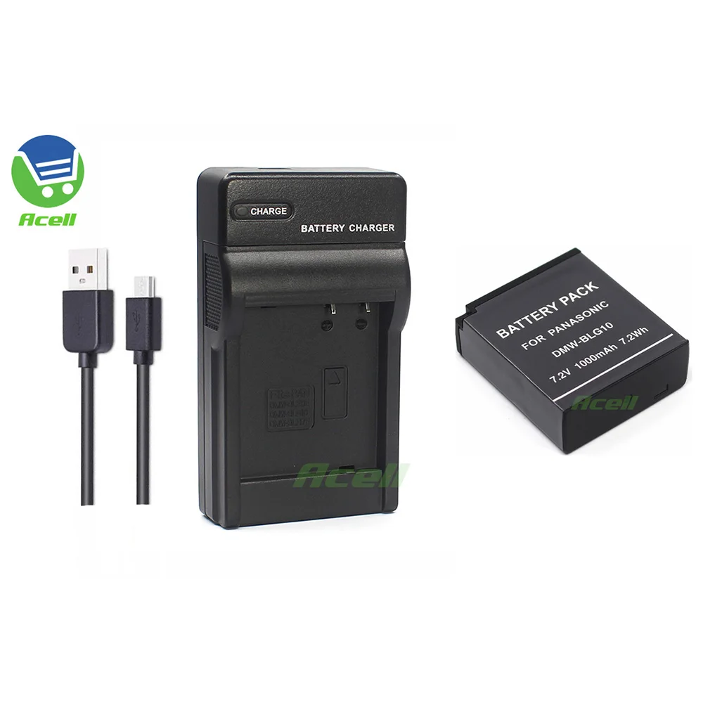 DMW-BLG10 Батарея + ЖК-дисплей USB Dual Зарядное устройство для цифрового фотоаппарата
