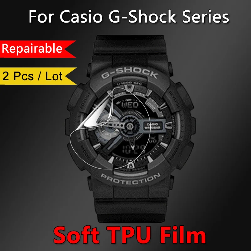 Мягкая защитная пленка для экрана Casio MDV-106 GA-120 GA-710 GA-835 GA-2110 GA 110 135 140 150 201 500 810-Not Glass