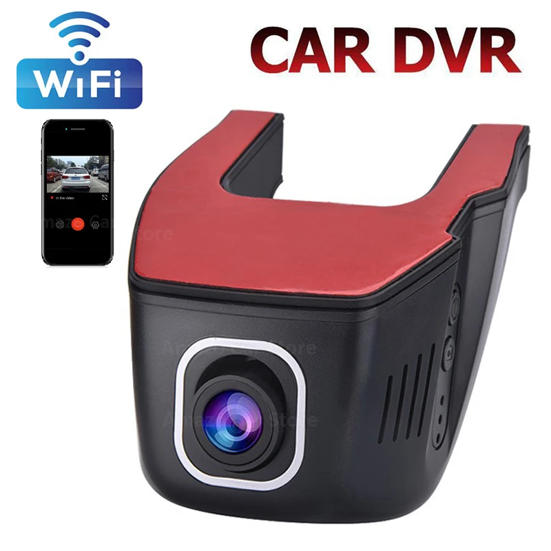 Автомобильный видеорегистратор V24 с Wi Fi 1080P ночное видение циклическая запись G