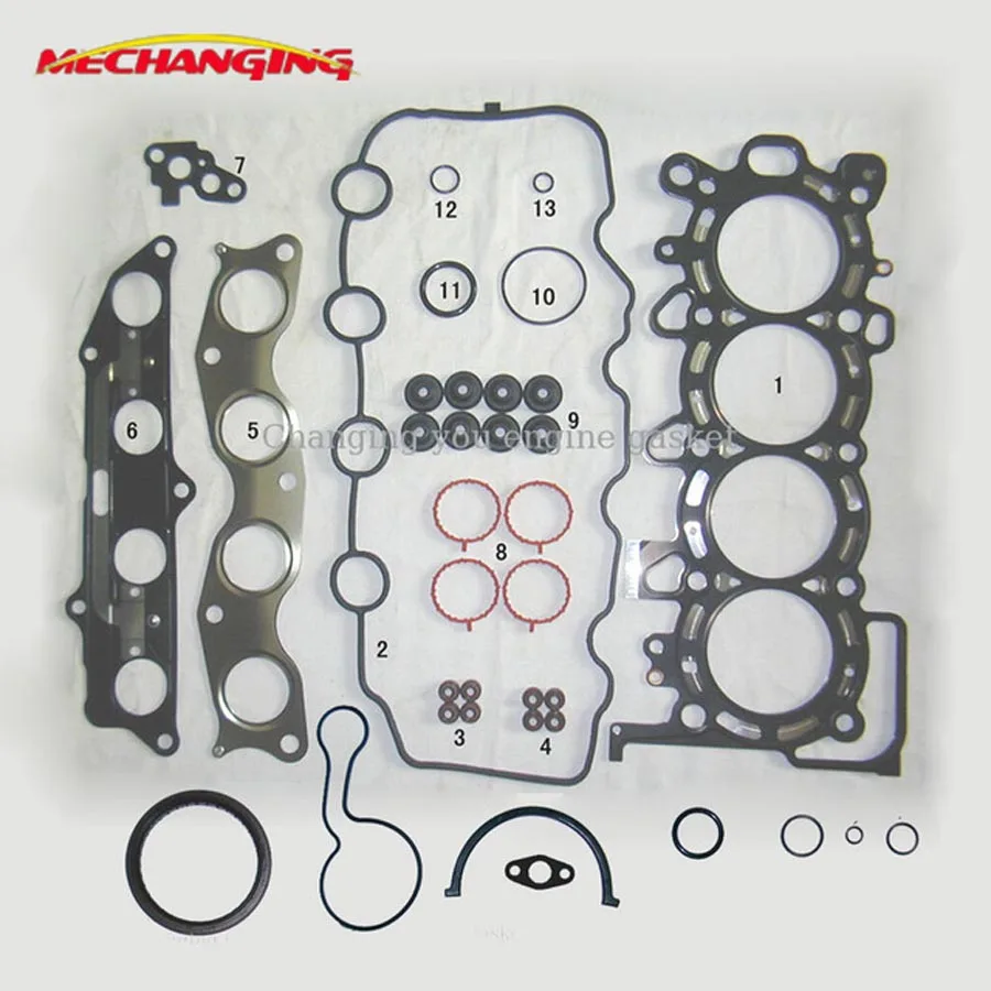 L12A2 L12A3 L13A1 L13A3 L13A5 ДЛЯ HONDA CITY Saloon FIT II GD Детали двигателя Полный комплект прокладок