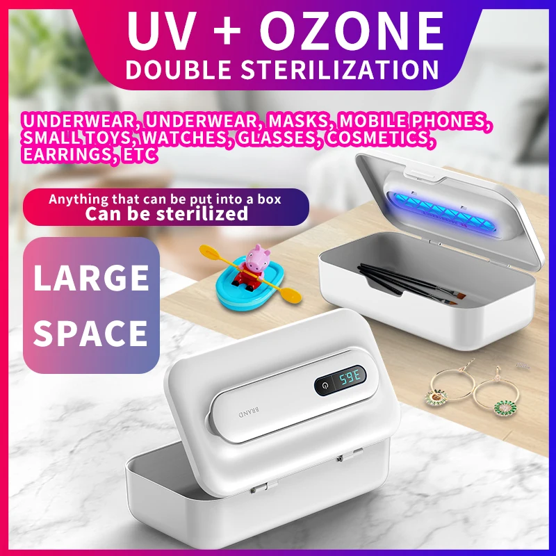 

New Underwear UV Sterilization Machine Cosmetic Brush Storage Disinfection Box Spot Wholesale with EPA Export Certification