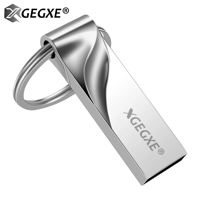 XGEGXE usb флешка 64 ГБ 32 16 8 4 Водонепроницаемая Серебристая u-диск memoria cel st | Компьютеры