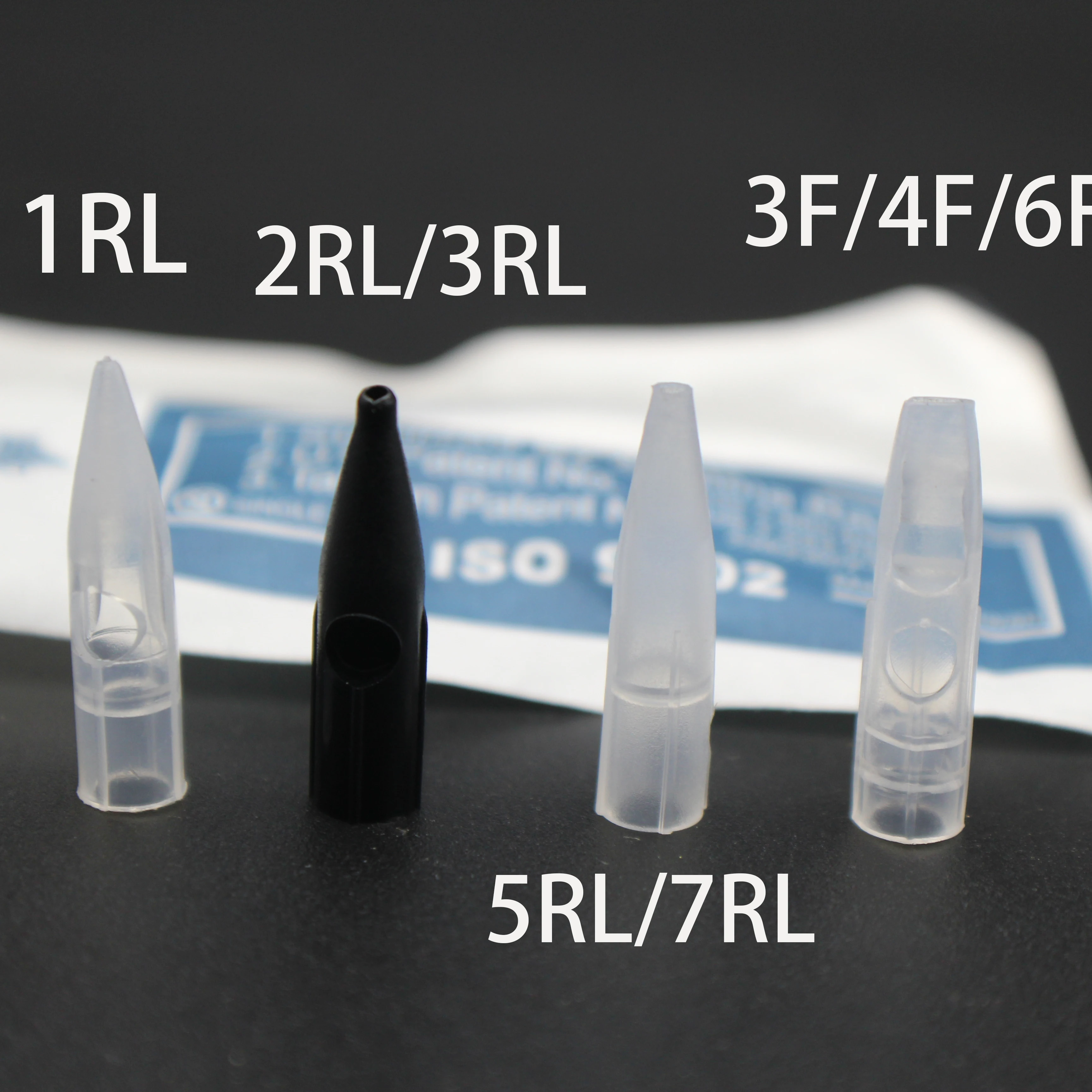 100 шт. 1R/2RL3RL иглы татуировки Советы Перманентный макияж крышки для BioTouch