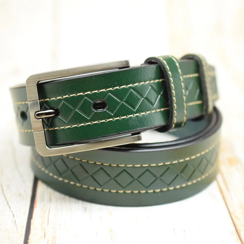 ремень мужской натуральная кожа Западный благоприятный Для мужчин сплава пряжки