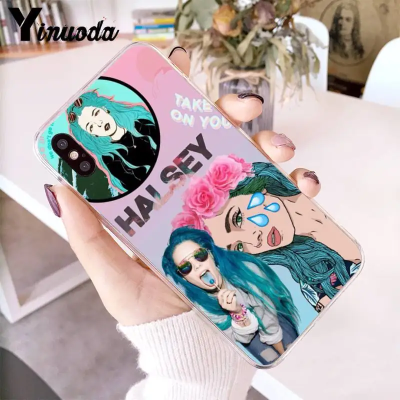 

Yinuoda Halsey Colors Lyrics Badlands Phone Case fundas coque for iPhone 12 8 7 6 X XS MAX 6S Plus XR 11 12 pro promax 5 5S SE