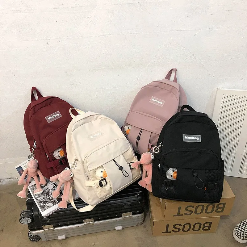 Школьный ранец для женщин вместительный рюкзак в Корейском стиле старшей школы