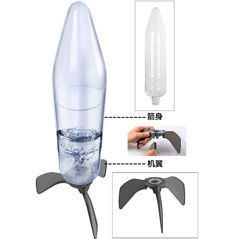 Детская всплывающая ракетка Water Rocket спрей для занятий спортом на открытом