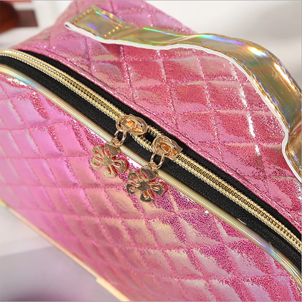 Полиуретановая косметичка 5 цветов водонепроницаемая Портативная сумка для