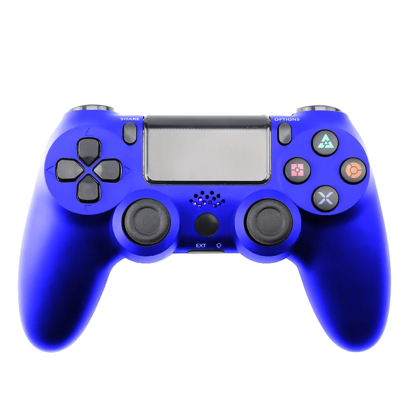 Беспроводной Bluetooth/USB проводной джойстик для PS4 контроллер для playstation 4 консоль игровой коврик для Dualshock 4 геймпад Новинка - Цвет: wireless  blue