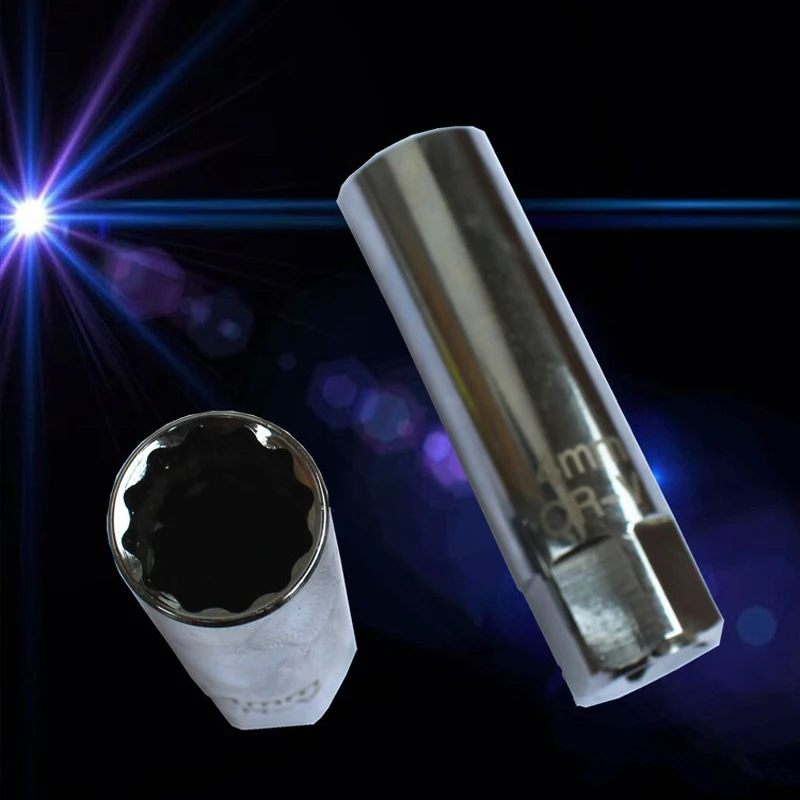 

High Quality Durable Spark Plug Socket Wall Thin Drive Car Spark Plug Sleeve Disassembly Wrench Car Repair Tools