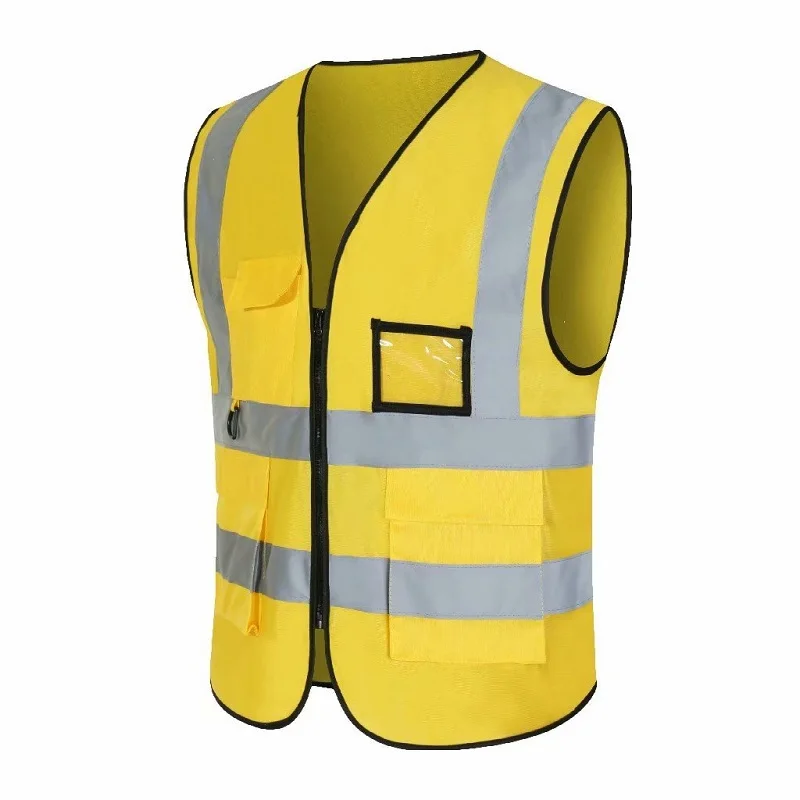 Светоотражающий жилет с логотипом на заказ яркий неоновый цвет 2-дюймовой