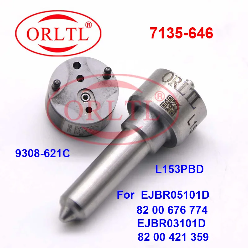 Форсунка инжектора L153PBD клапан 9308-621C комплекты для ремонта капитального 7135-646