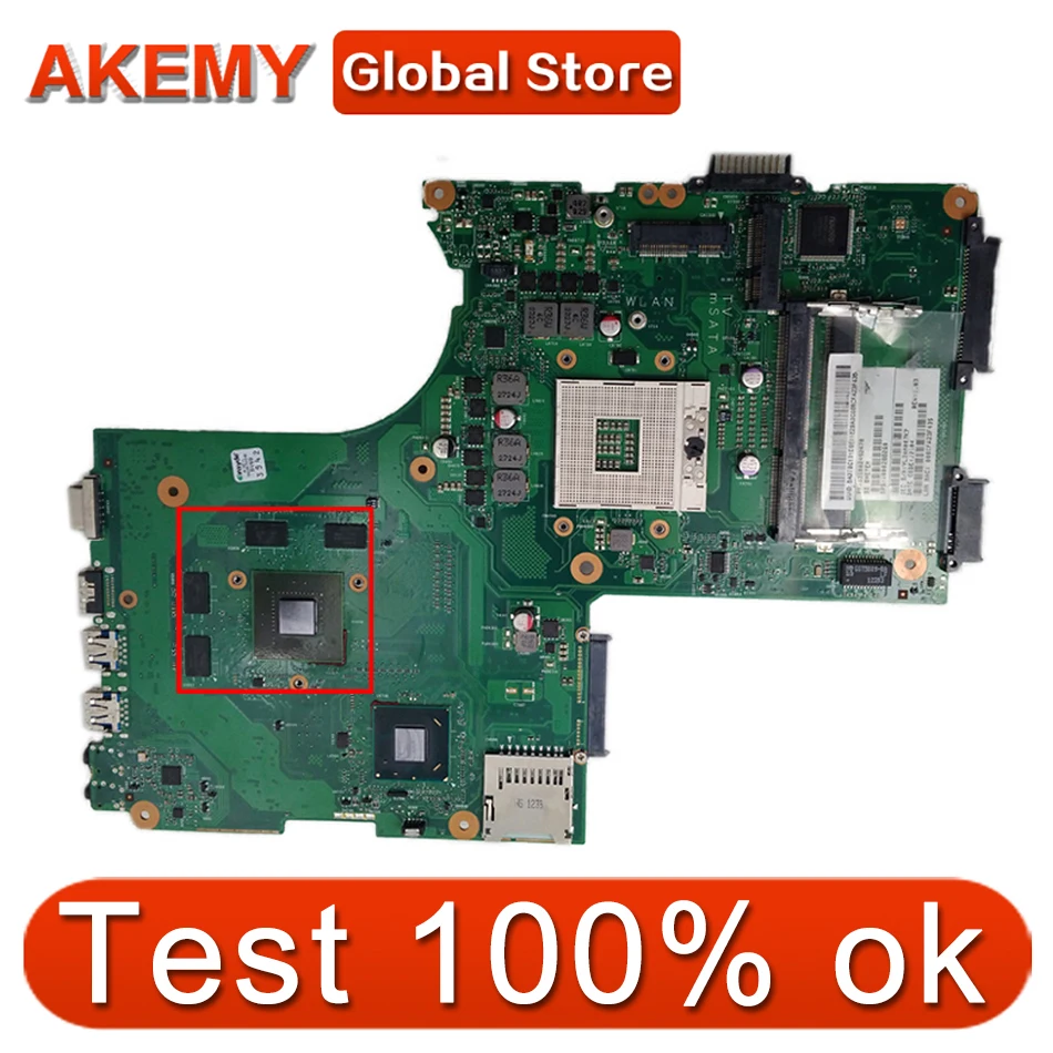 

AKEMY V000288050 For Toshiba Satellite P870 P875 Notebook motherboard GL10FG 6050A2492401-MB-A02 N13P-GL-A1 SLJ8E DDR3 Mainboard