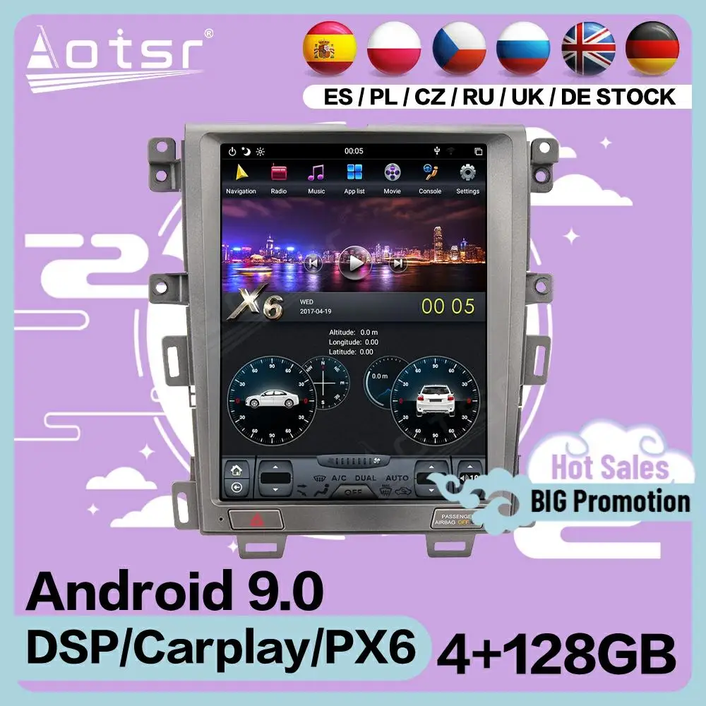 

128G экран Тесла мультимедийный стерео Android плеер для FORD EDGE 2008 2009 2010 2011 2012 2013 2012 2013 2014 головное устройство приемника