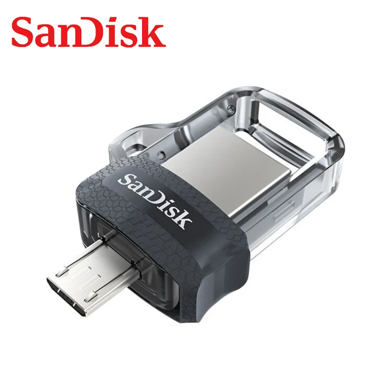 Флеш накопитель SanDisk 3 0 USB OTG флэш 128 Гб 64 ГБ 32 16 для ПК/Android Micro|USB флэш-накопители| |