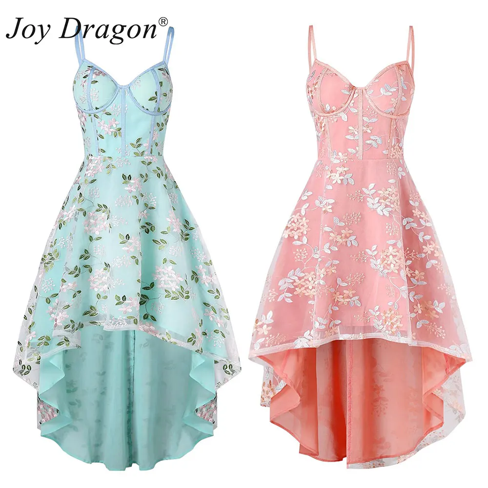 Женское кружевное платье миди летнее с цветочным рисунком и открытой