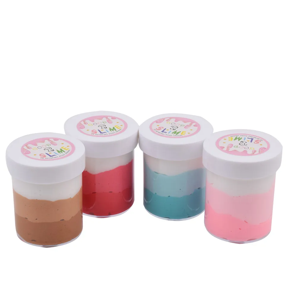 

120ML Fluffy Cloud Slime Scented Supplies Stress DIY Soft Clay Slime Supplies Plasticine Gum Handmade Toy brinquedos