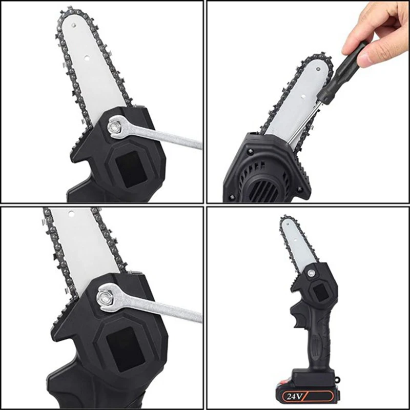 8 шт. 4-дюймовая мини-стальная цепь для цепной пилы электрическая пила обрезки