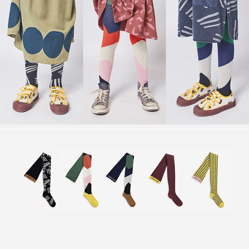 

Stockings Long Socks 2021 Autumn and Winter New Fashion Print Socks Girl Socks Stocking Stuffers Children's Clothing