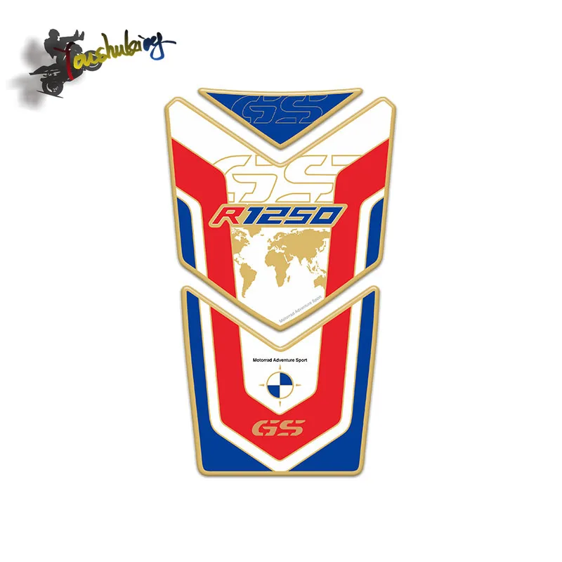 

New Motorcycle 3D Edge Gel Fuel Tank Pad Stickers Gas Fuel Oil Tank Protective Accessories Decals For R1250GS 2019 r1250 gs