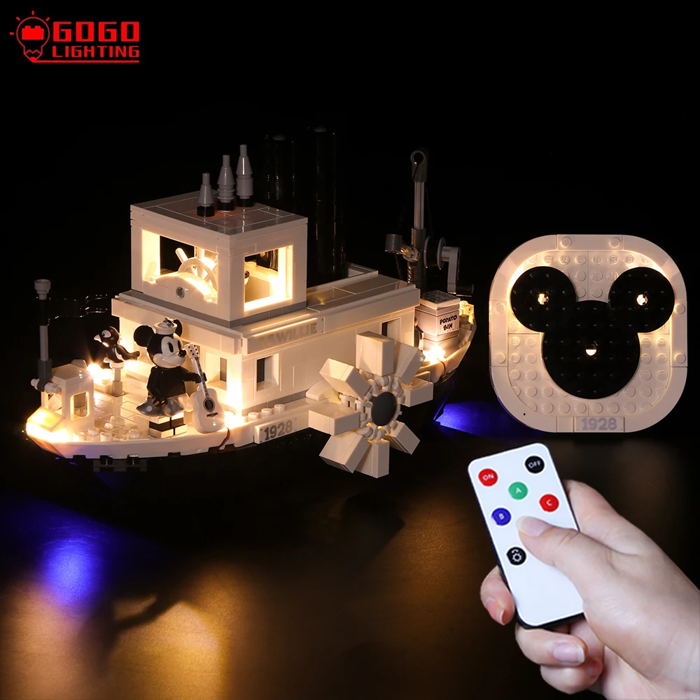 Светодиодный светильник комплект для 21317 Пароход Вилли модель строительные