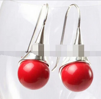 827 + модные 12 мм круглые шарики тибетского серебра|Серьги-гвоздики| |