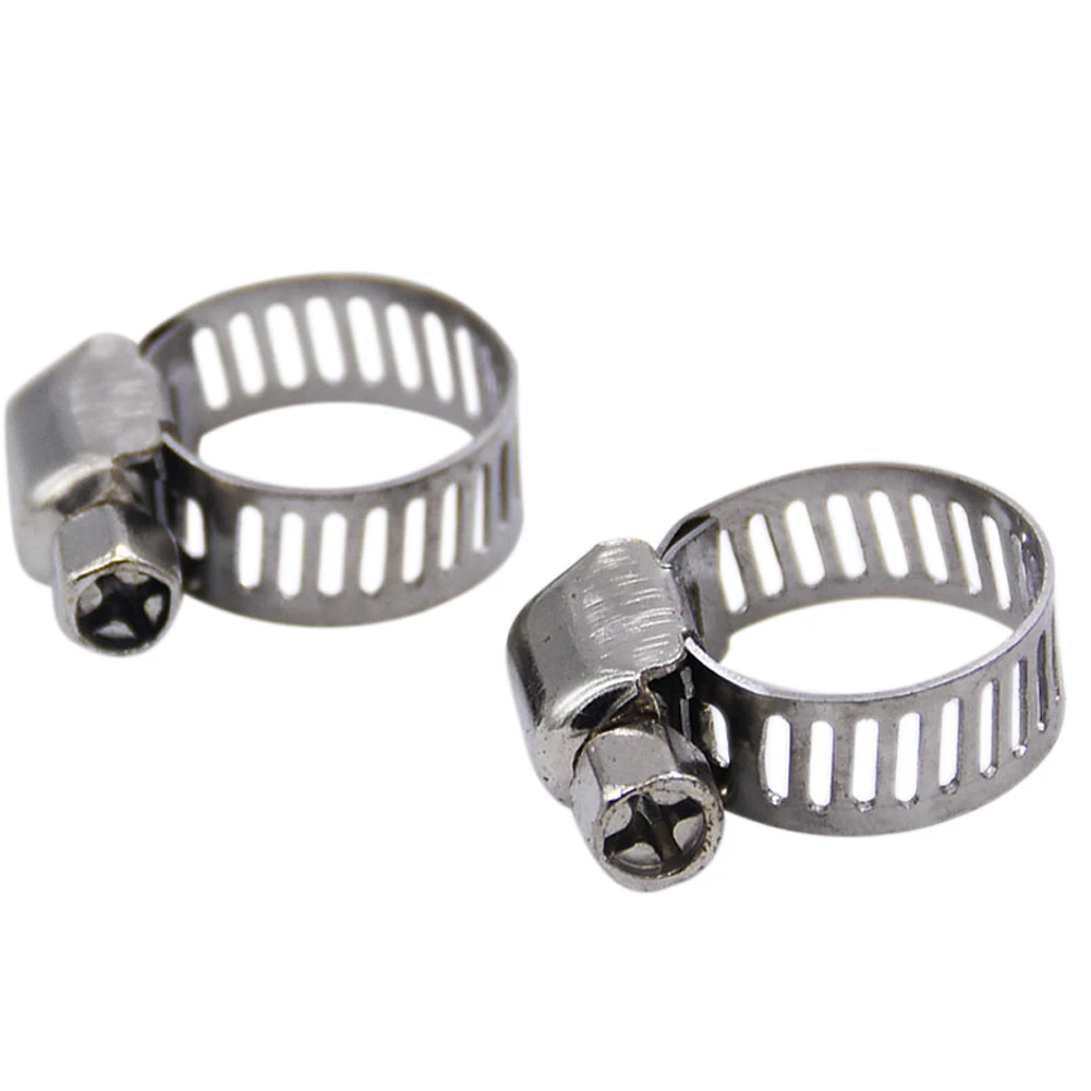 Зажимы для шлангов из нержавеющей стали американского типа 10 16 мм зажимы труб