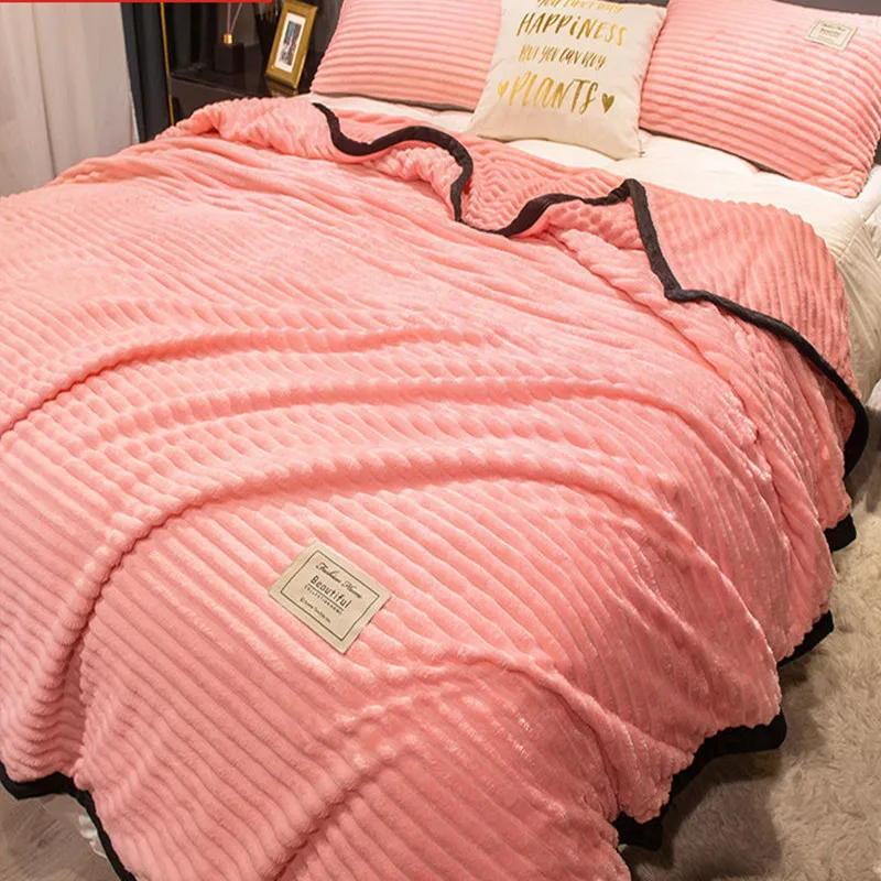 Утяжеленное одеяло в европейском стиле мягкое фланелевое зеленого цвета