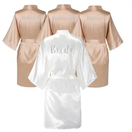 Атласное шелковое платье цвета шампанского свадебное для невесты белое подружки