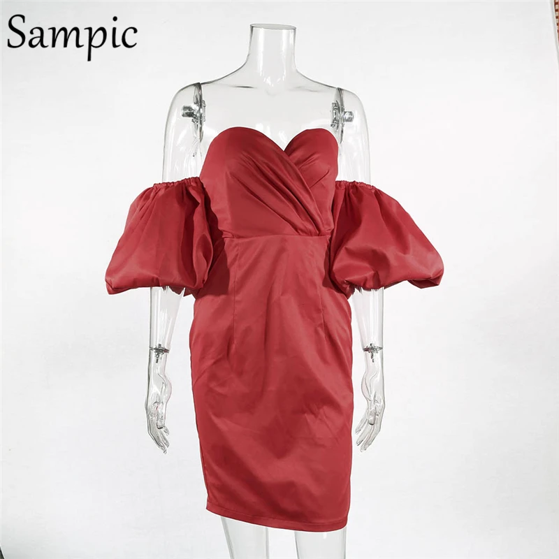 Sampic женское облегающее мини платье с вырезом лодочкой открытой спиной