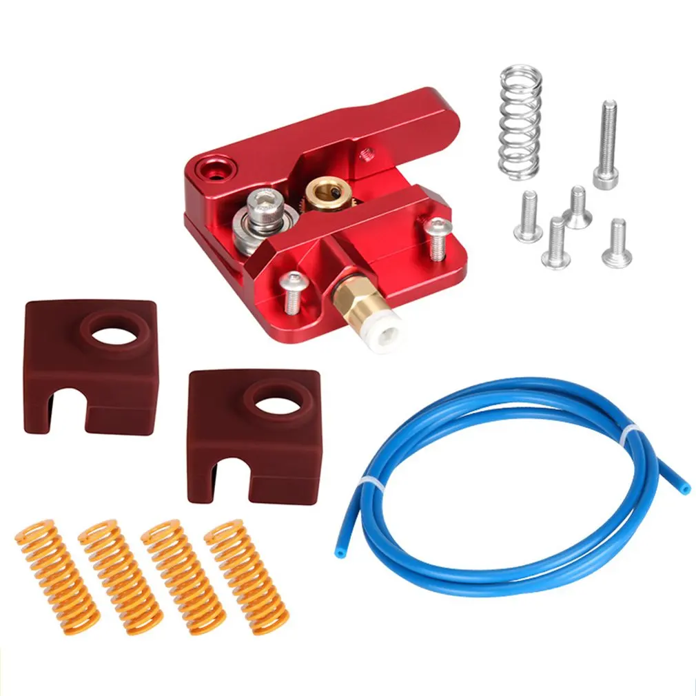

High Quality Cr10/ender3 Extruder Set for 3D Printer Cr10/ender3 Extruder + PETG Tube + Spring + Silicone Sleeve Free shipping