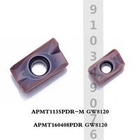 apmt zgcc apmt11t3pdr m gw8120apmt160408pdr gw8120 cnc carbide inserts for steel apmt1135 apmt160408 milling insert 10pcsbox