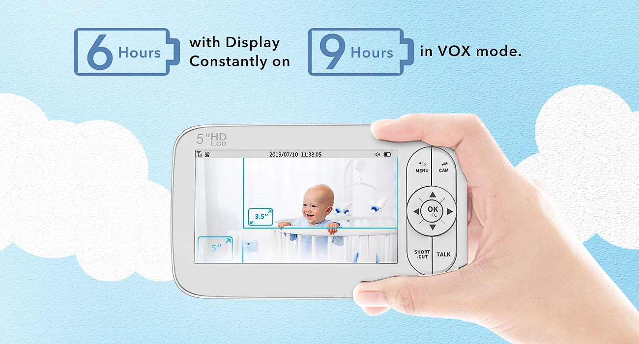 

Hot sales 1MP 720P Smart Wifi Cameras With Two-way Audio Night Vision Baby Monitor Camera