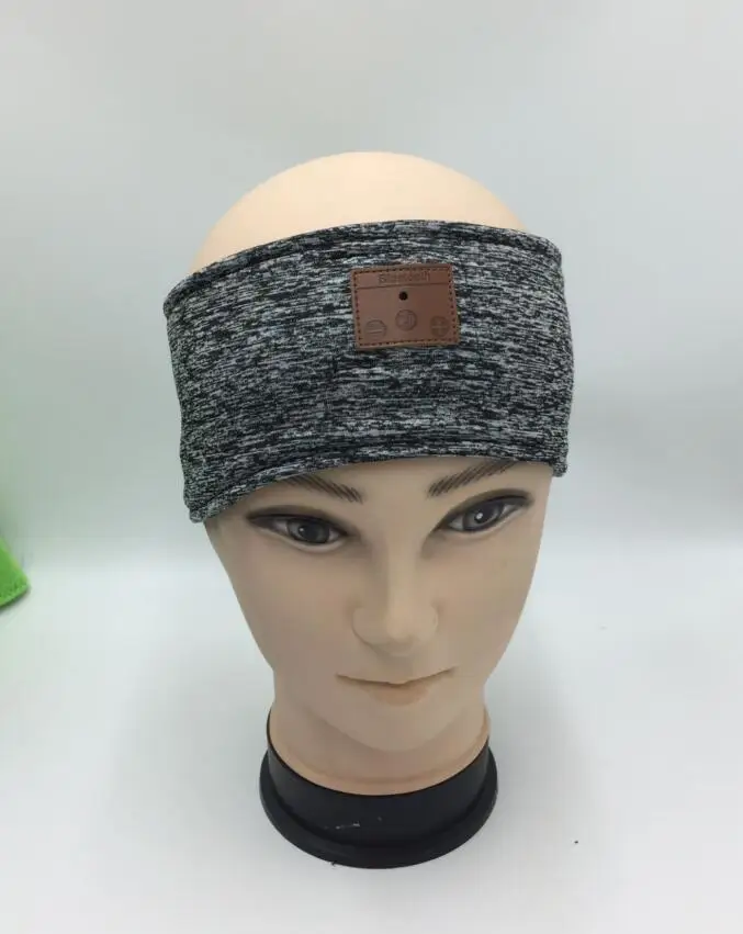 JINSERTA Bluetooth 5,0, музыкальная повязка на голову, гарнитура с микрофоном, беспроводные наушники для бега, йоги, спортзала, сна, спорта, наушник