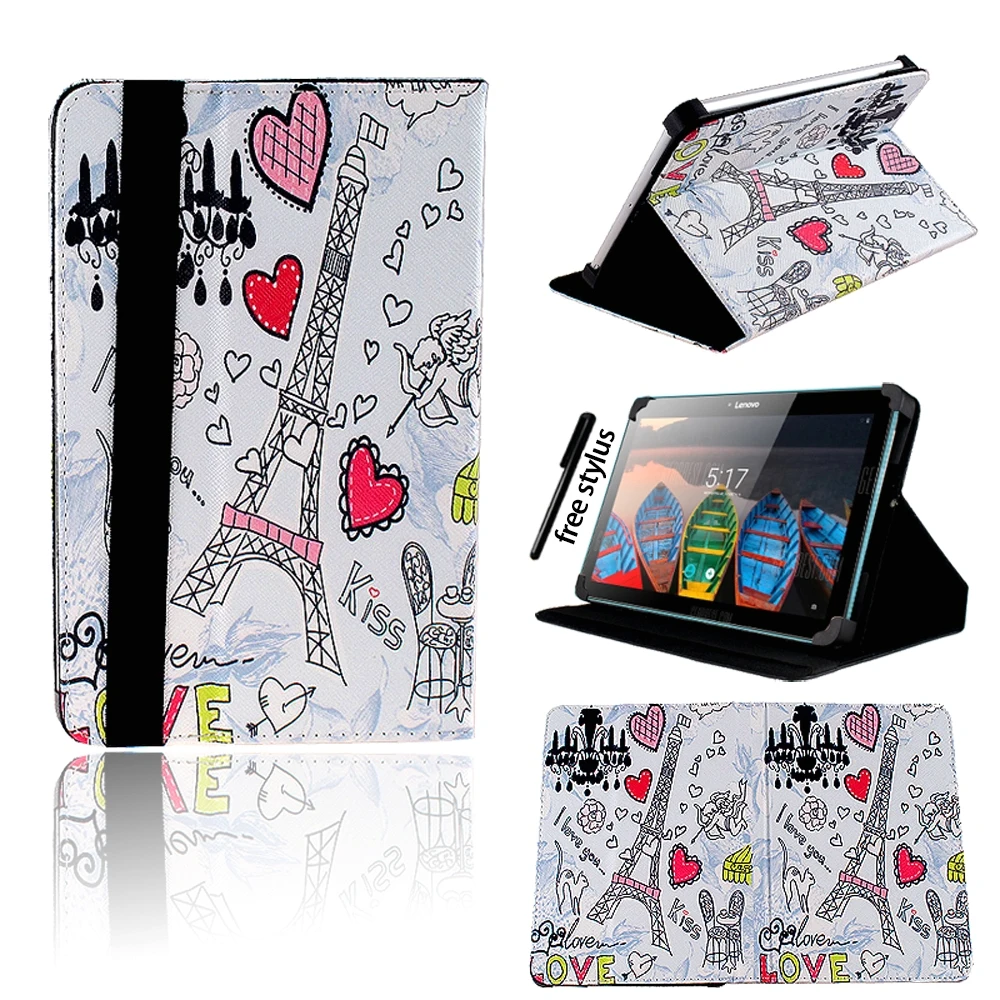 Ударопрочный складной кожаный чехол-подставка для планшета 10 дюймов Lenovo