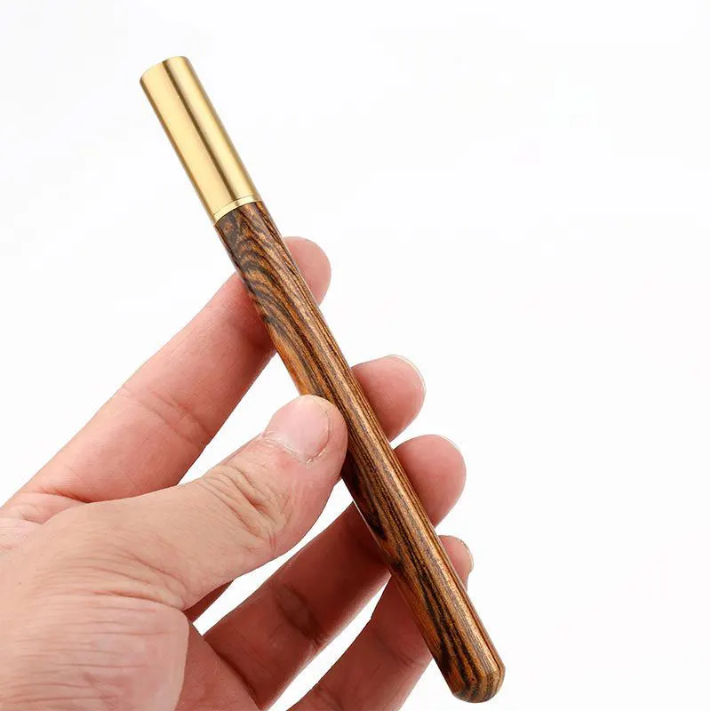 Высококачественная Черная роскошная деревянная шариковая ручка деловые подарки