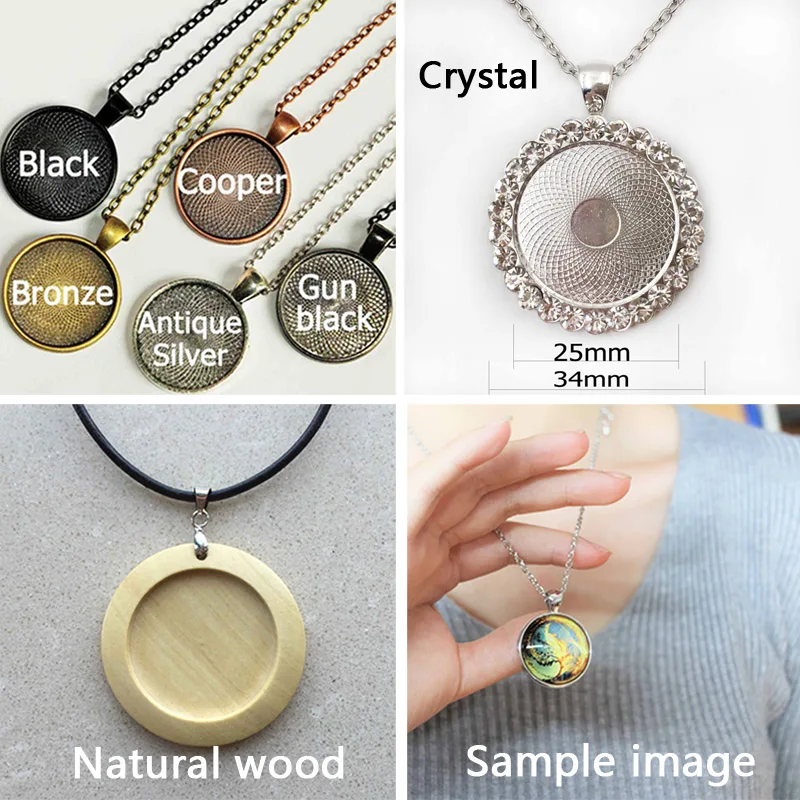 Стеклянный купол ожерелье гей ювелирные изделия bijoux (украшения своими руками)