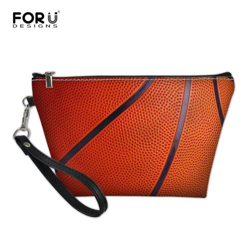 Крутая баскетбольная косметичка FORUDESIGNS для женщин дорожный кошелек